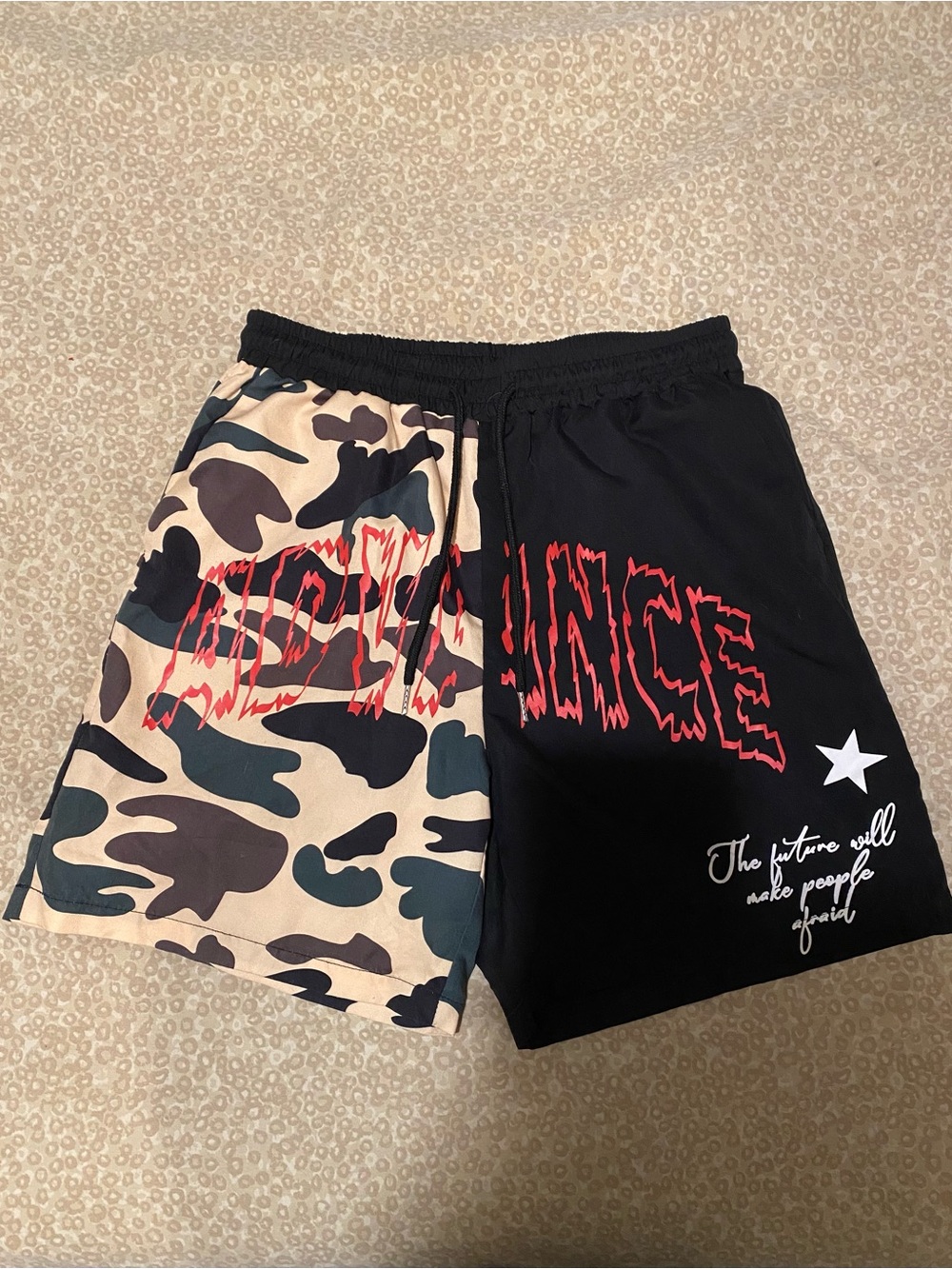 Gym shorts men size M camo color way